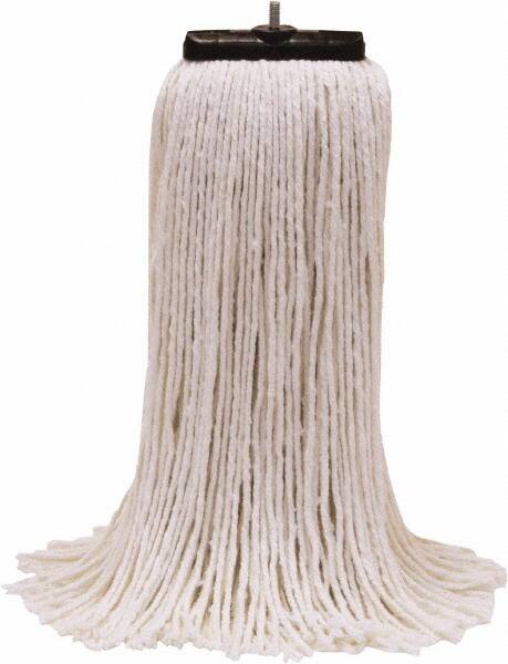 Wet Mop Cut: Screw On, X-Large, White Mop, Rayon & Synthetic MPN:97632