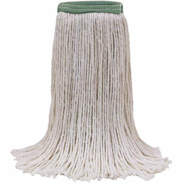 Wet Mop Cut: Side Loading, Small, White Mop, Rayon & Synthetic MPN:97914