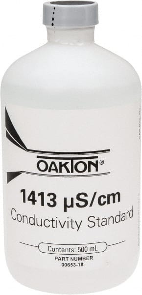 Conductivity Calibration Solutions & Solutions Sets, Type: Conductivity/TDS Solution Pint Bottle , Conductivity: 1413 5S , Accuracy (%): 1.0  MPN:WD00653-18