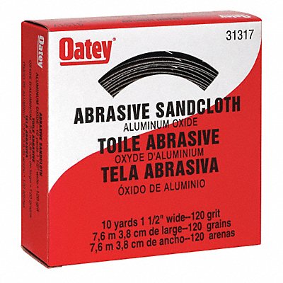 Abrasive Utility Roll 1 1/2in W 30ft L MPN:31317