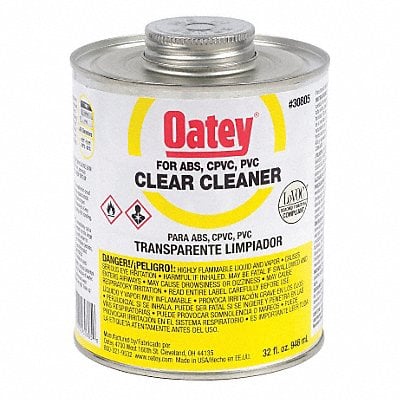 PVC Cleaner Clear 32 oz. MPN:30805