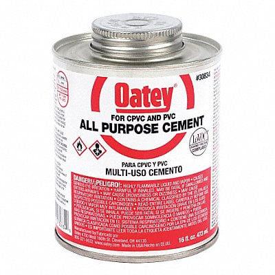 Pipe Cement 16 fl oz Clear MPN:30834