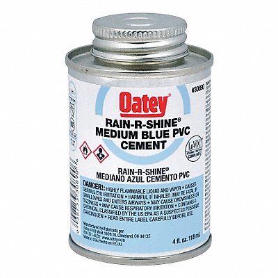 Pipe Cement 4 fl oz Blue MPN:30890