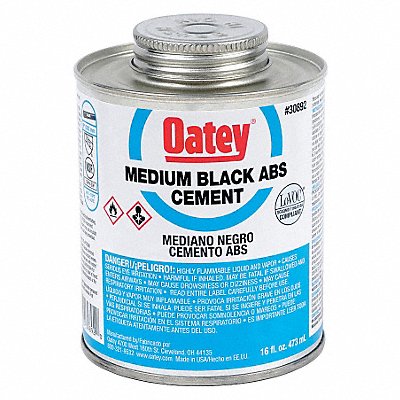 Pipe Cement 16 fl oz Black MPN:30892