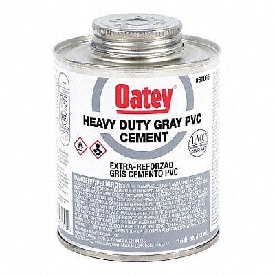 Pipe Cement 16 fl oz Gray MPN:31095