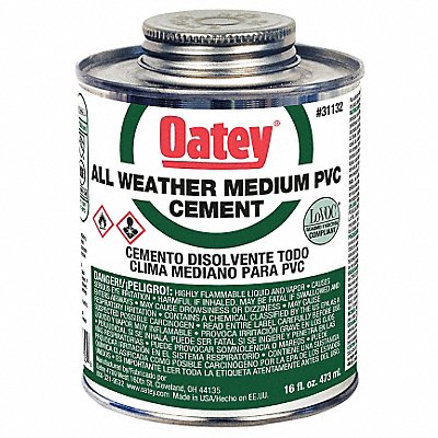 Pipe Cement 16 fl oz Clear MPN:31132