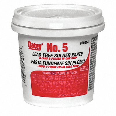 OATEY 0.8oz Jar Solder Paste MPN:30014