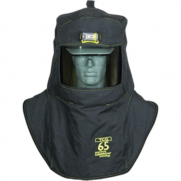 Arc Flash & FR Hoods, Hood Type: Hood with Neck & Shoulder Drape , Hood Material: Aramid , Window Thickness: 0.105 , Window Height: 14 , Window Width: 8  MPN:TCG75-C