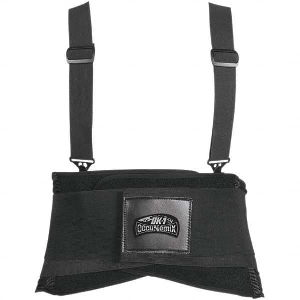 Back Support: Belt with Detachable Shoulder Straps, Medium, 29 to 38