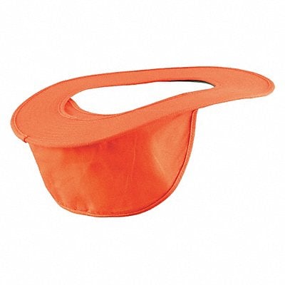 Visor with Neck Shade Hard Hat Orange MPN:898-078