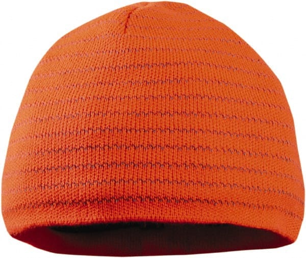 Fleece Cap: Polyester, Slip-On Closure, Orange, Size Universal, Solid MPN:LUX-MBRB-O