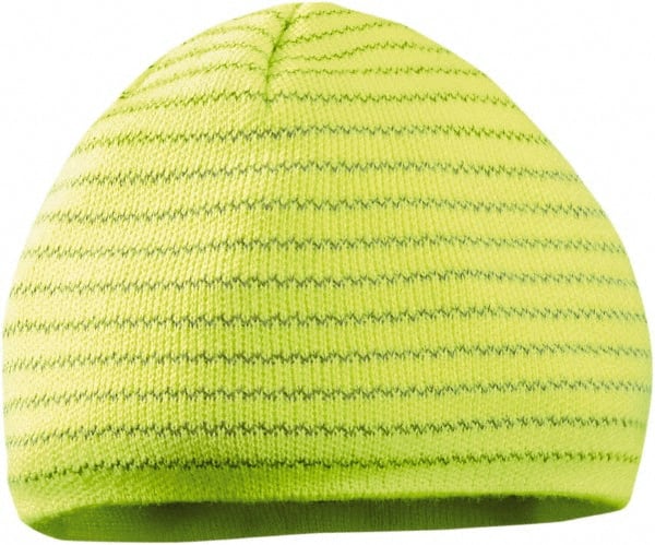 Fleece Cap: Polyester, Slip-On Closure, Yellow, Size Universal, Solid MPN:LUX-MBRB-Y