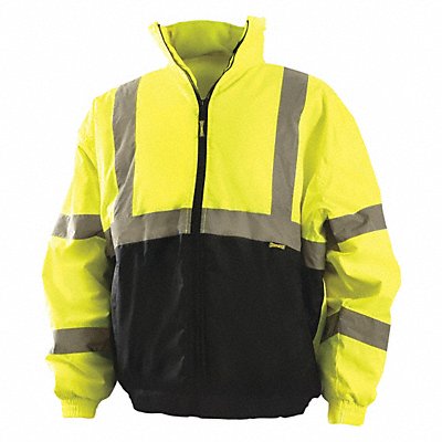 High Visibility Jacket Yellow 4XL MPN:LUX-250-JB-BY4X
