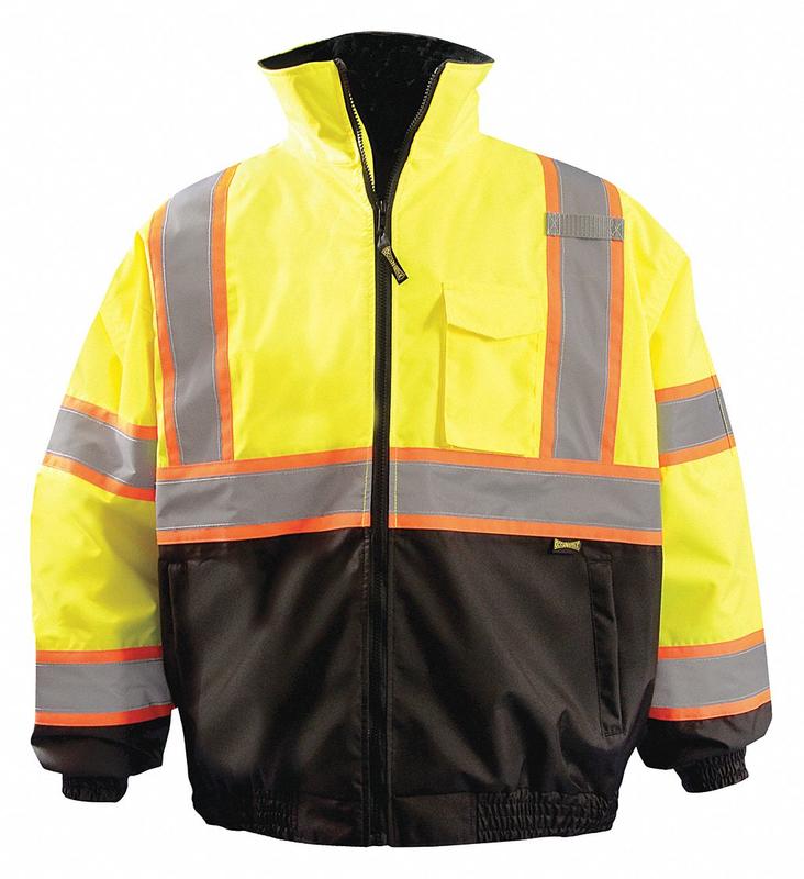 J6341 Two Tone Jacket Unisex M Yellow MPN:LUX-350-JB2-YM