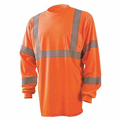 T-Shirt Hi-Vis Orange 31 in L XL MPN:LUX-LSETP3B-OXL