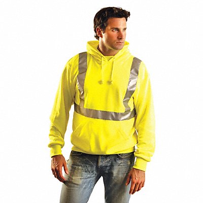 Sweatshirt Mens 2XL Yellow MPN:LUX-SWTLH-Y2X