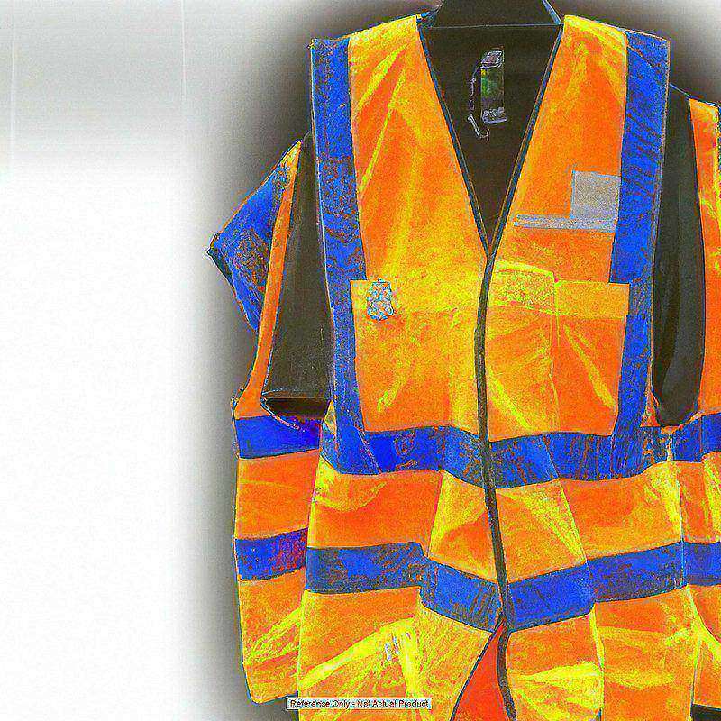 Hi-Viz Mesh Safety Vest Class3 Orange L MPN:ECO-SIMZ32T-OL