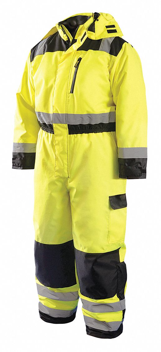 J6345 Coverall Unisex 2XL Yellow Polyester MPN:LUX-WCVL-Y2X