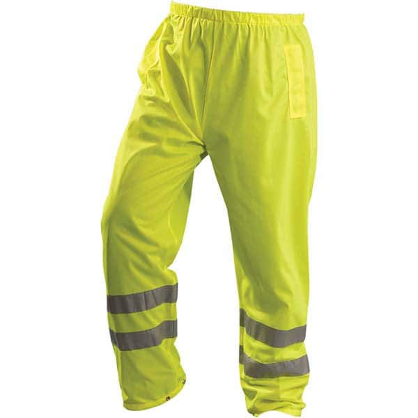 Work Pants: Breathable & High-Visibility, Polyester, Yellow MPN:LUX-TENBR-Y5X