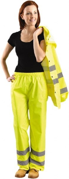 Pants: Size 3XL, Yellow, Polyester & Polyurethane MPN:LUX-TRPNT-Y3X