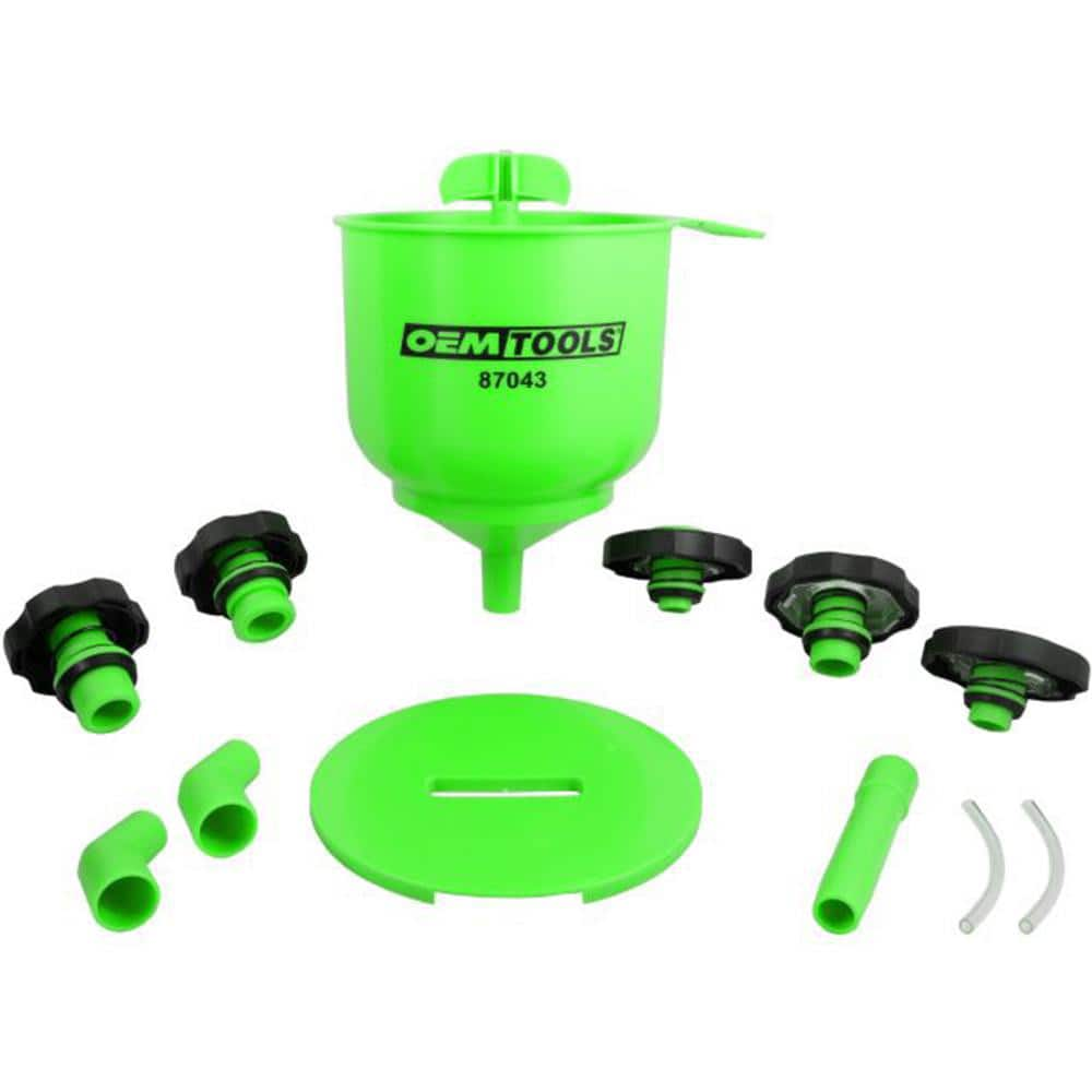 Oil Funnels & Can Oiler Accessories, Oil Funnel Type: Funnel Set , Material: Plastic , Color: Green , Minimum Capacity: 1oz , Maximum Capacity: 32.00  MPN:87043