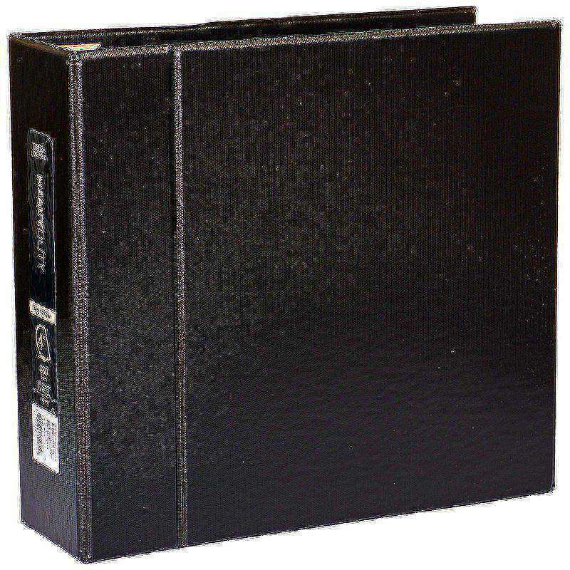 Office Depot Brand Heavy-Duty 3-Ring Binder, 4in D-Rings, Black (Min Order Qty 9) MPN:OD03025