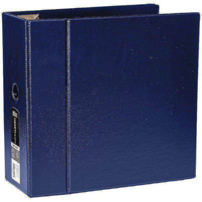 Office Depot Heavy-Duty 3-Ring Binder, 5in D-Rings, Navy (Min Order Qty 8) MPN:OD03096