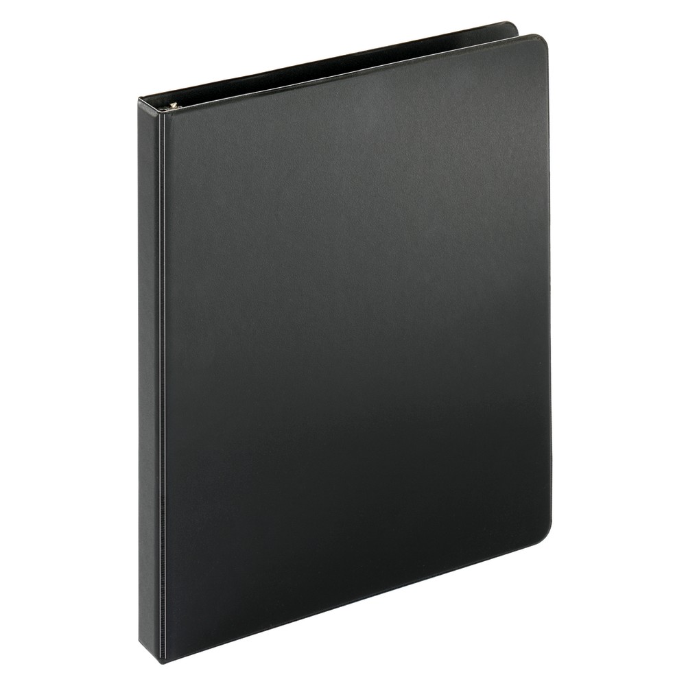 Just Basics Economy Nonview 3-Ring Binder, 1/2in Round Rings, Black (Min Order Qty 39) MPN:OD03361