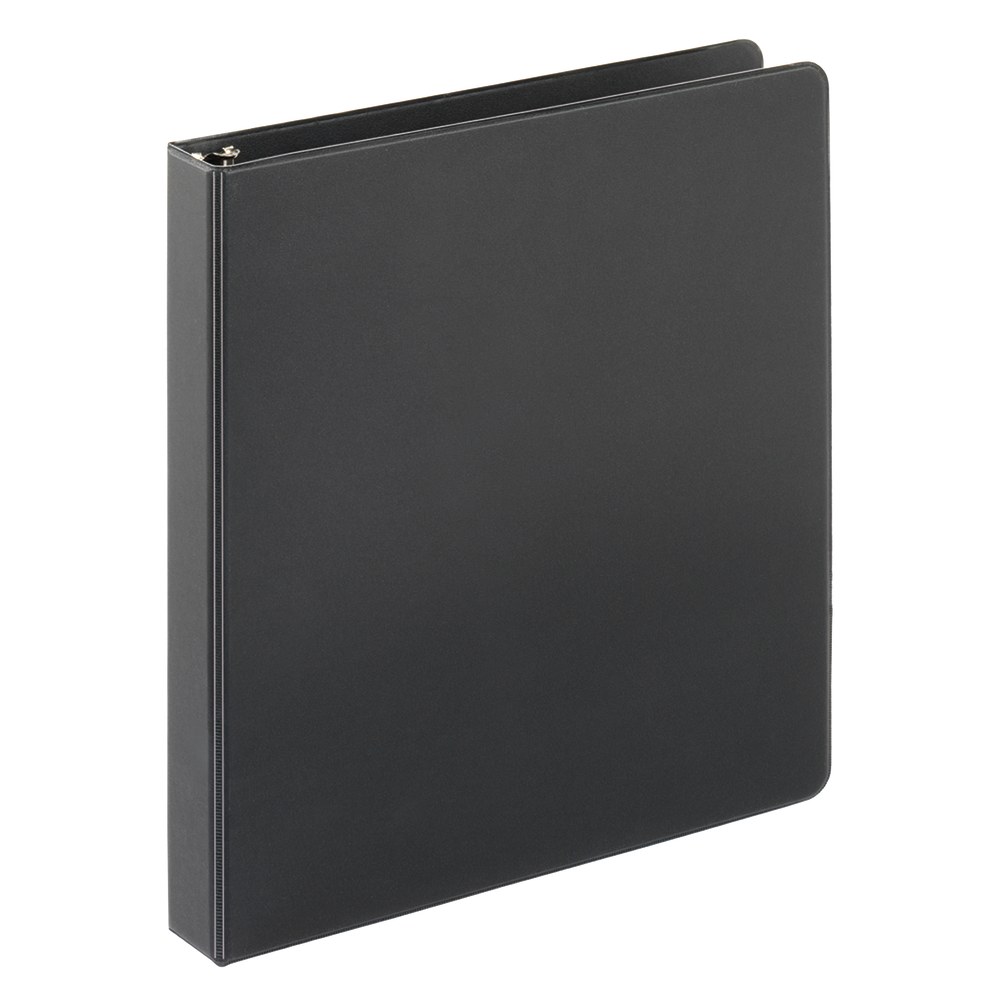 Just Basics Economy Nonview 3-Ring Binder, 1in Round Rings, Black (Min Order Qty 35) MPN:OD03362