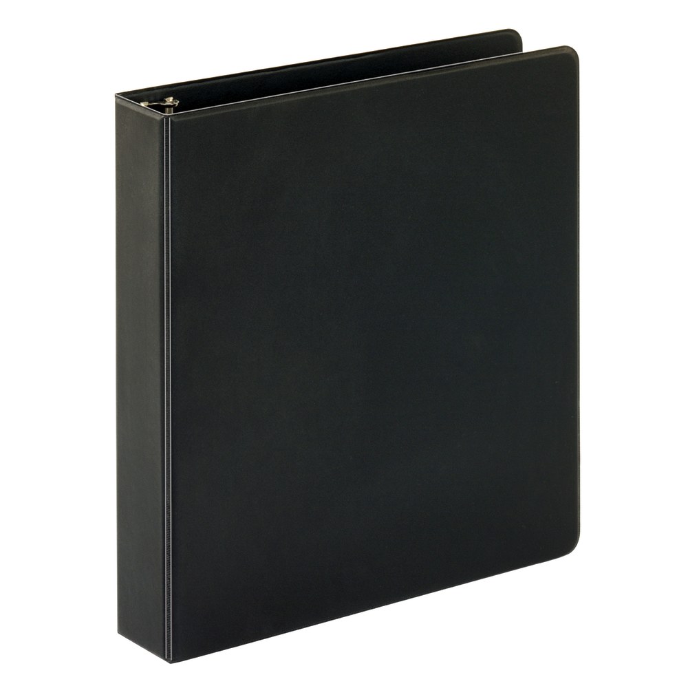 Just Basics Economy Nonview 3-Ring Binder, 1 1/2in Round Rings, Black (Min Order Qty 30) MPN:OD03363