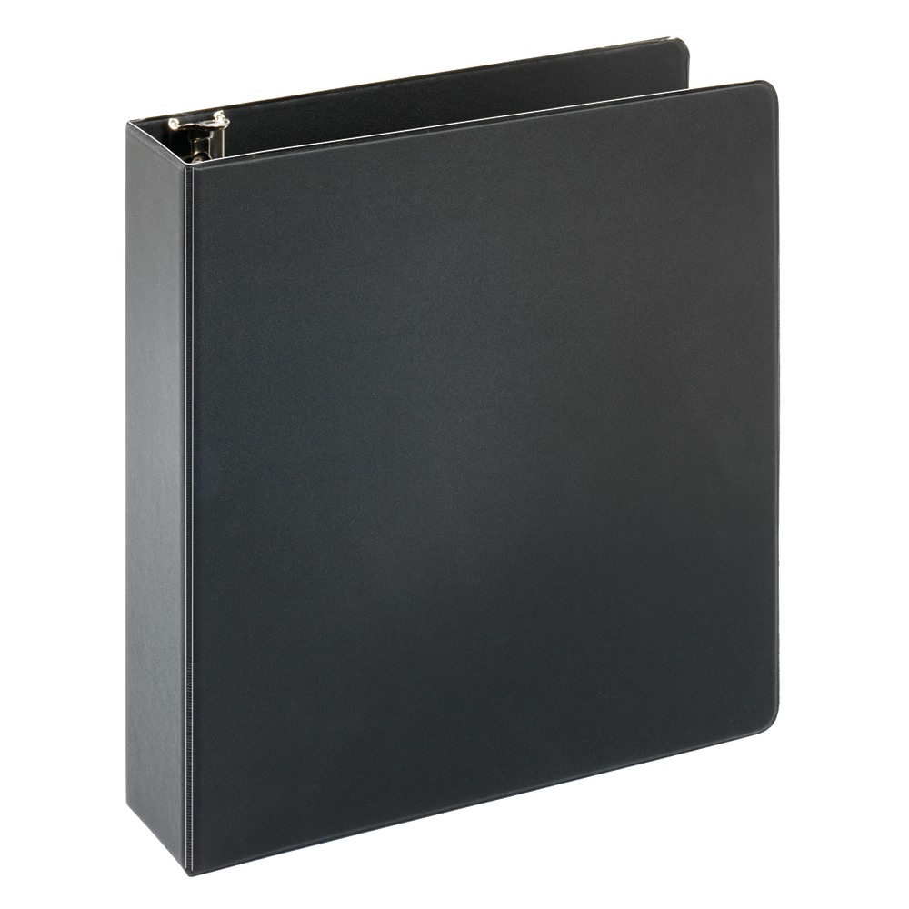 Just Basics Economy Nonview 3-Ring Binder, 2in Round Rings, Black (Min Order Qty 25) MPN:OD03364