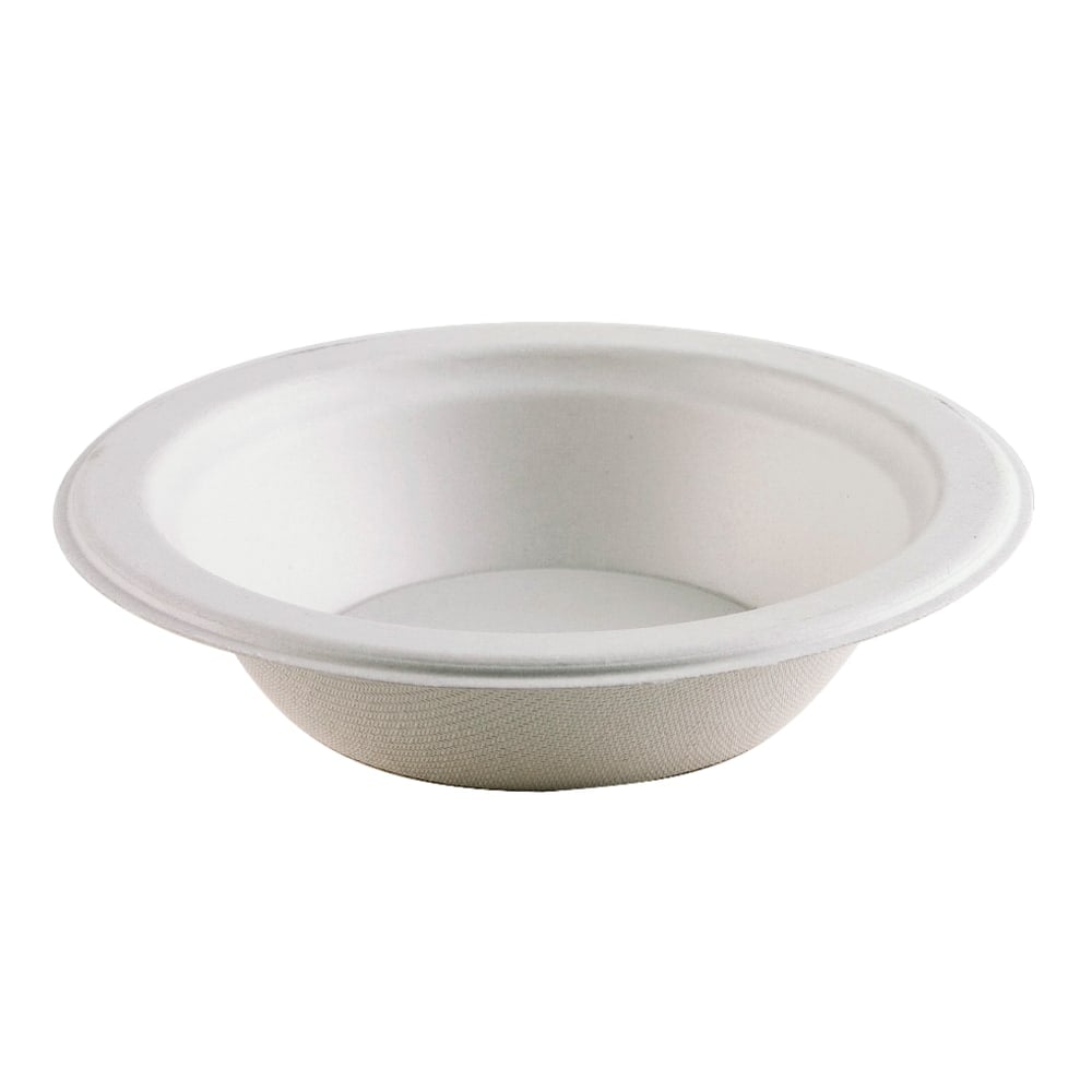 Highmark ECO Compostable Sugarcane Paper Bowls, 12 Oz, White, Case Of 1,000 MPN:EPBL12Z00297