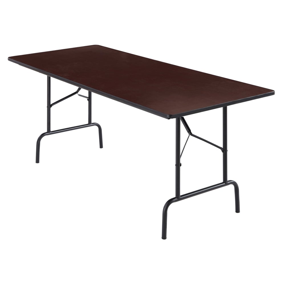 Realspace Folding Table, 29inH x 72inW x 30inD, Walnut MPN:81728