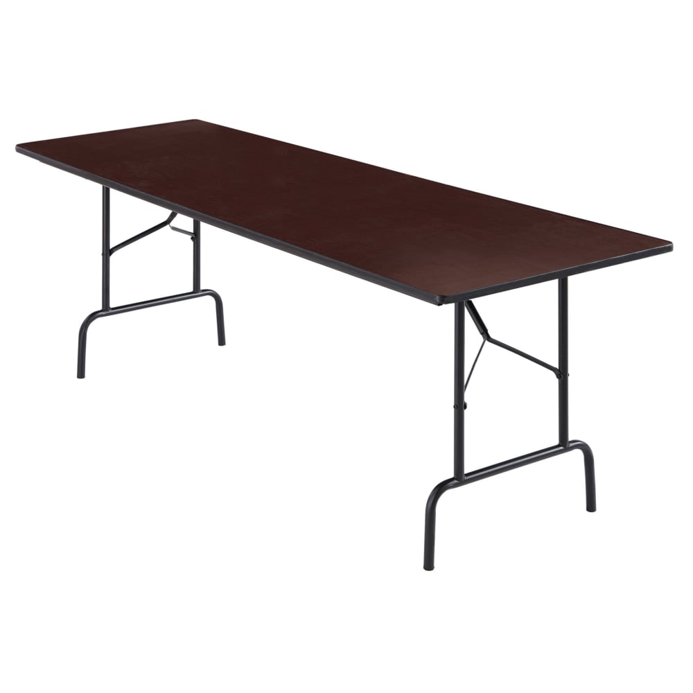 Realspace Folding Table, 29inH x 96inW x 30inD, Walnut MPN:81738