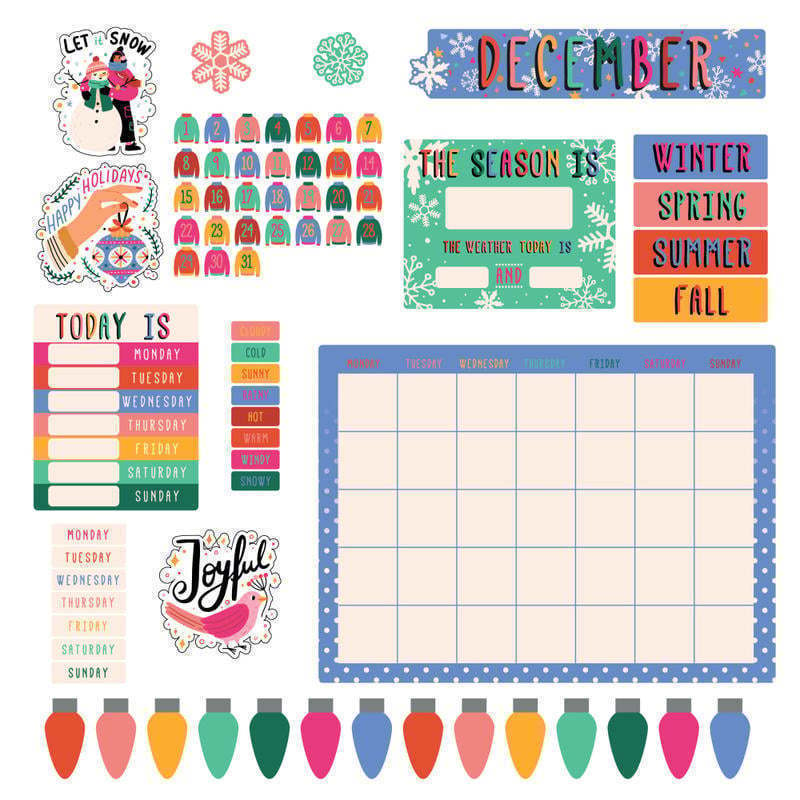 Office Depot Brand 344-Piece Bulletin Board Kit, Seasonal Holidays (Min Order Qty 4) MPN:HJ203959-001