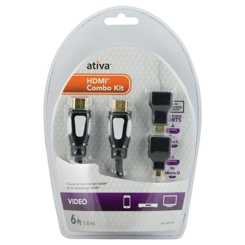 Ativa HDMI Cable Kit (Min Order Qty 3) MPN:26915