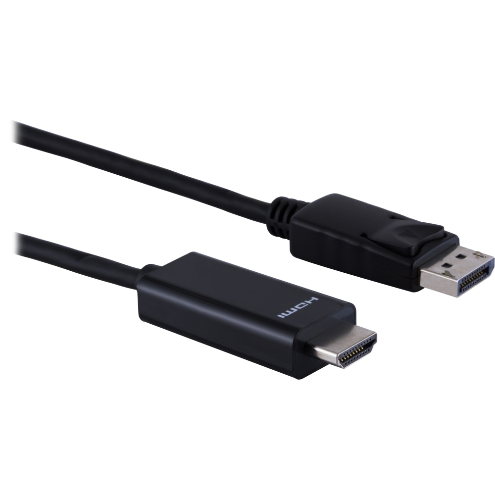 Ativa DisplayPort to HDMI Cable, 6ft, Black, 36546 (Min Order Qty 5) MPN:36546