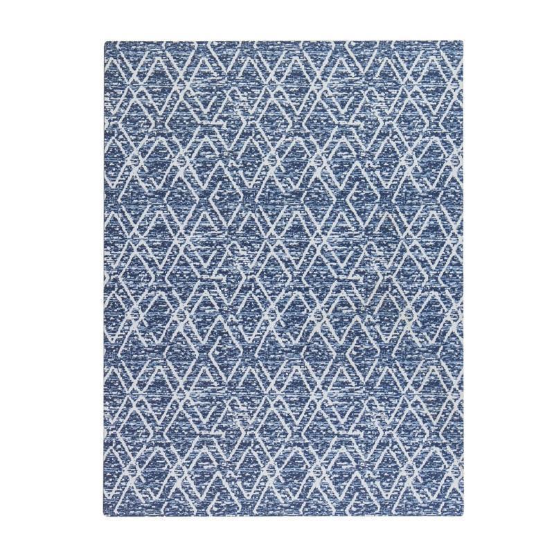 Realspace Designer Chair Mat, 36inW x 48inD, Blue/Ivory MPN:OD-DCHMT5-3648