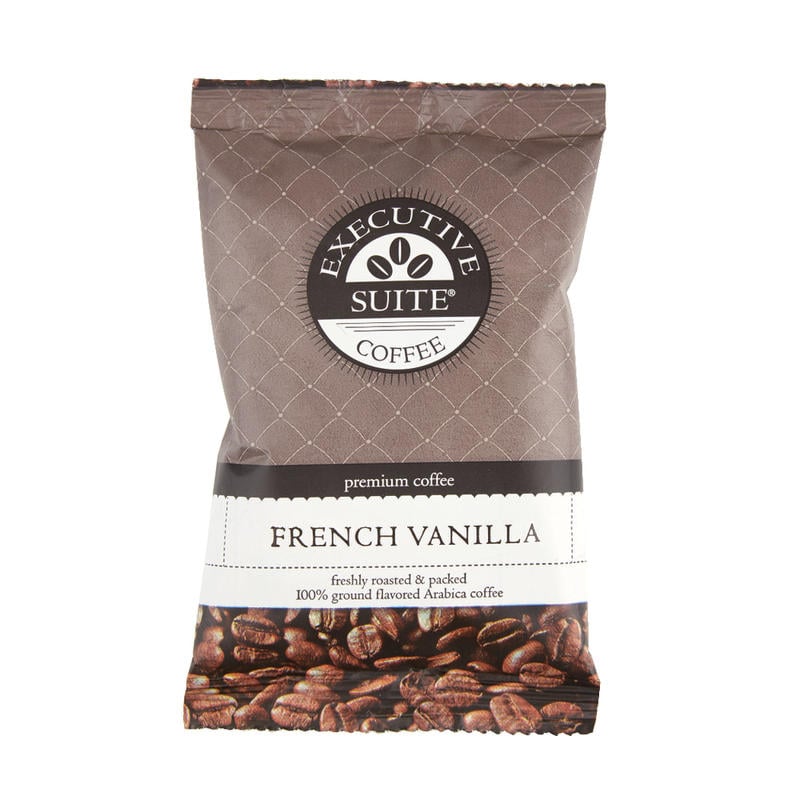 Executive Suite Coffee Single-Serve Coffee Packets, French Vanilla, Carton Of 24 (Min Order Qty 2) MPN:OFFI/F/24/D-FV