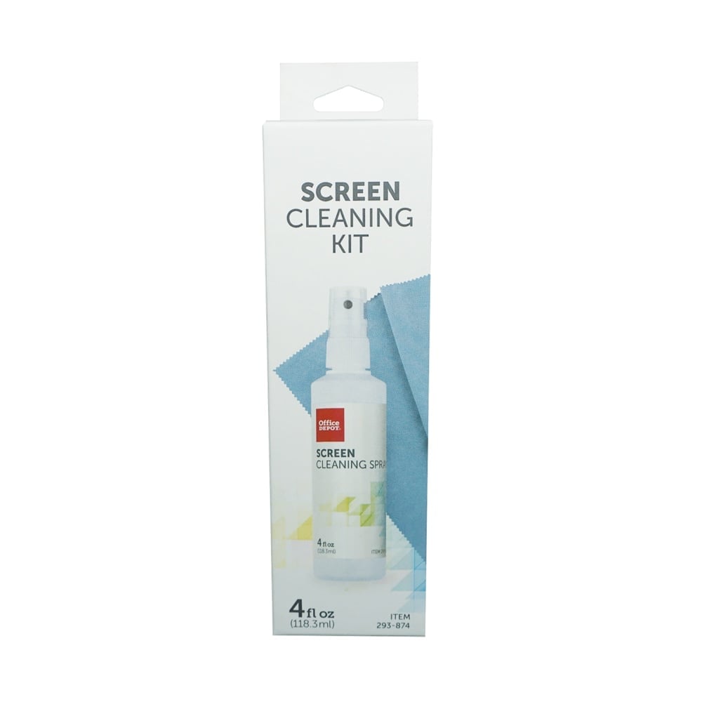 Office Depot Brand Screen Cleaning Kit (Min Order Qty 28) MPN:ODCS4WC874