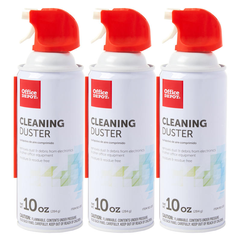 Office Depot Brand Cleaning Duster, 10 Oz, Pack of 3 Cans (Min Order Qty 7) MPN:OD15210/3-245