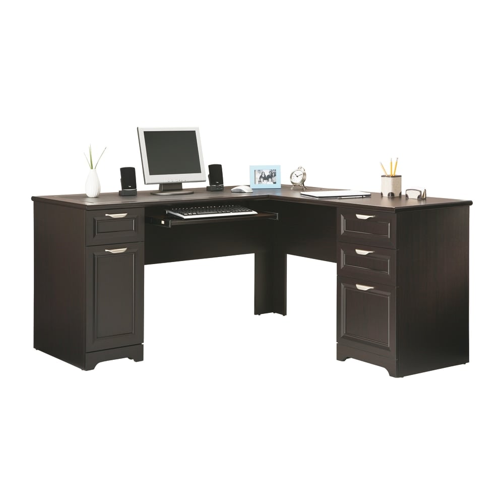 Realspace Magellan 59inW L-Shape Corner Computer Desk, Espresso MPN:HS-MG-0174