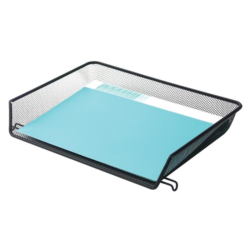 Office Depot Brand Mesh Self-Stacking Side-Loading Letter Tray, Black (Min Order Qty 22) MPN:HY3195B