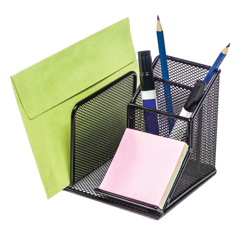 Office Depot Brand Mesh Desk Organizer, Black (Min Order Qty 22) MPN:LD01-188-6A