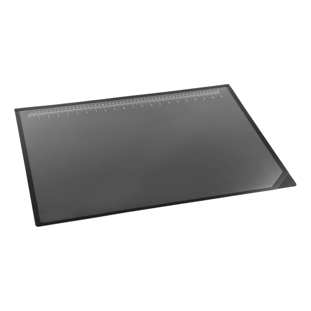 Realspace Tab Lift-Top Desk Pad, 19in x 24in, Black/Clear (Min Order Qty 5) MPN:421004-OD