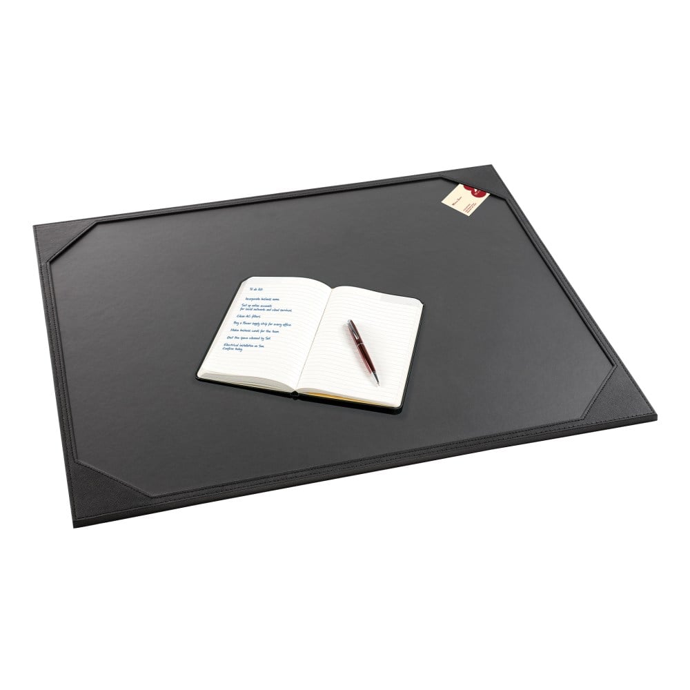 Realspace Modern Classic Desk Pad, 19in x 24in, Black (Min Order Qty 2) MPN:ART58826B-OD