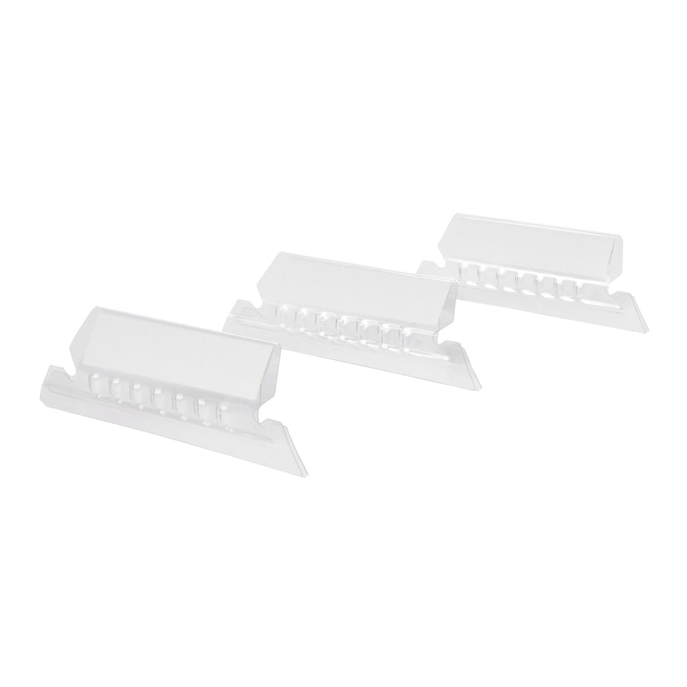 Office Depot Brand Plastic Tabs, 2in, 1/5 Cut, Clear, Pack of 25 (Min Order Qty 52) MPN:231769OD