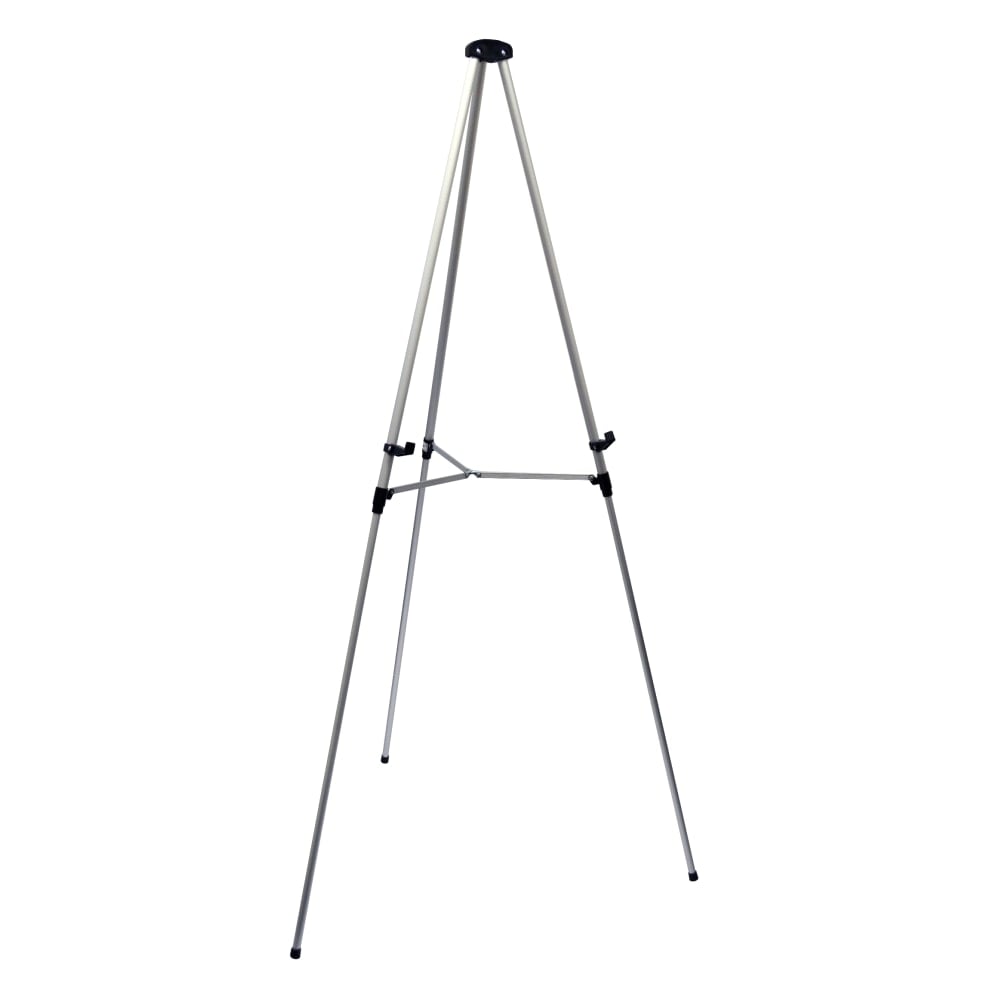 Office Depot Brand Presentation Easel, 35-1/2in-65inH, Silver (Min Order Qty 3) MPN:FLX03202-001AA