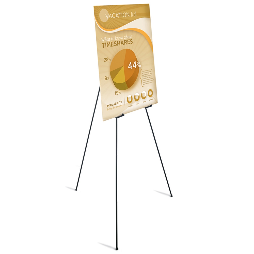 Office Depot Brand Instant Display Easel, Table Top Size, Black (Min Order Qty 5) MPN:FLX04201-001AA