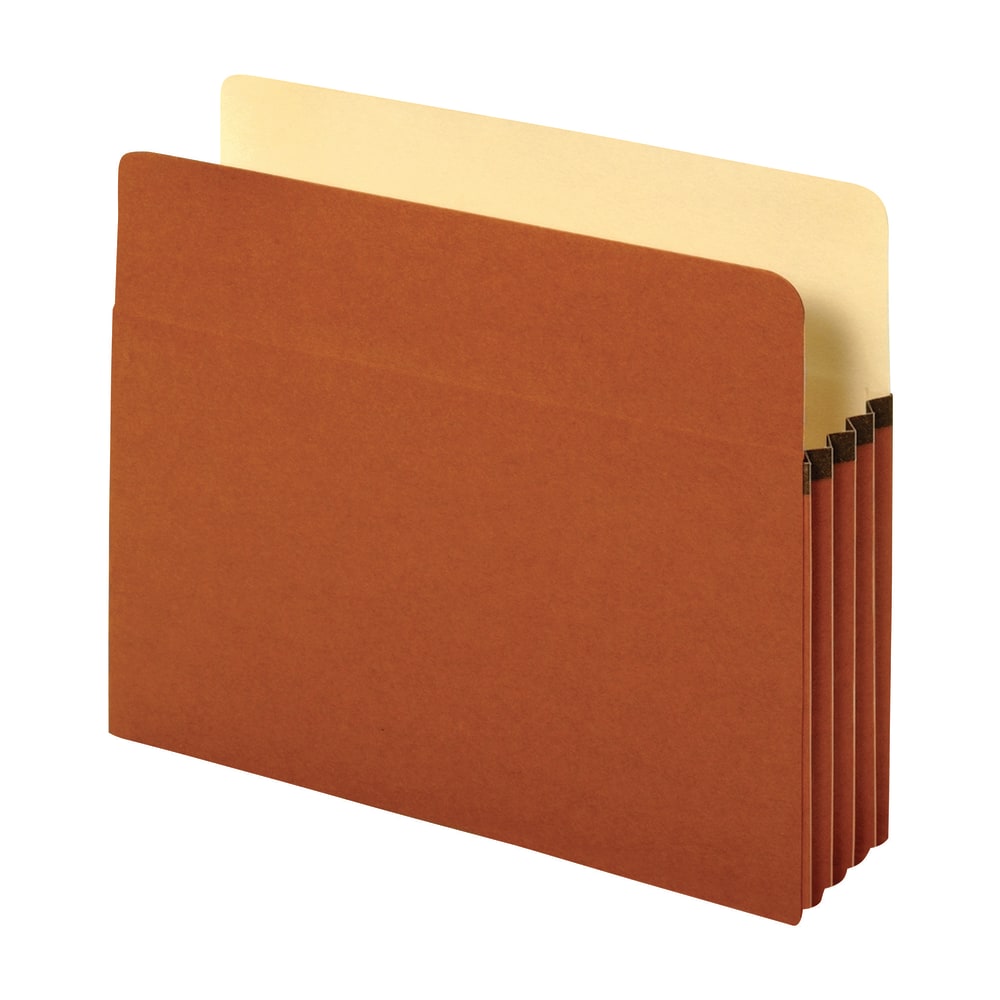 Office Depot Brand Standard File Pocket, 3-1/2in Expansion, Letter Size, Brown (Min Order Qty 11) MPN:01412OD